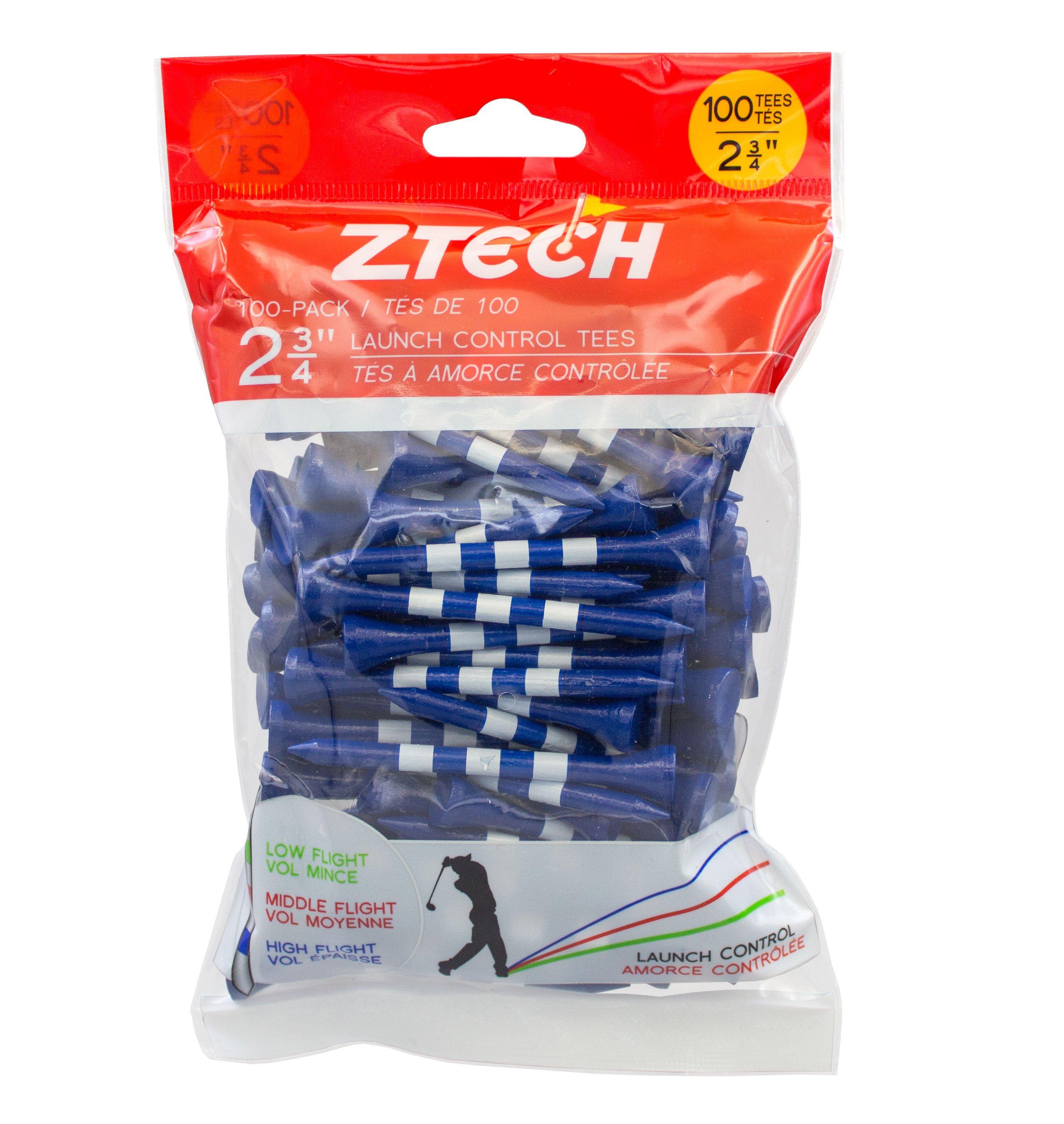Navy 2 3/4 Inch Tees With White Stripes (100 Count) | ZTECH | Tees 